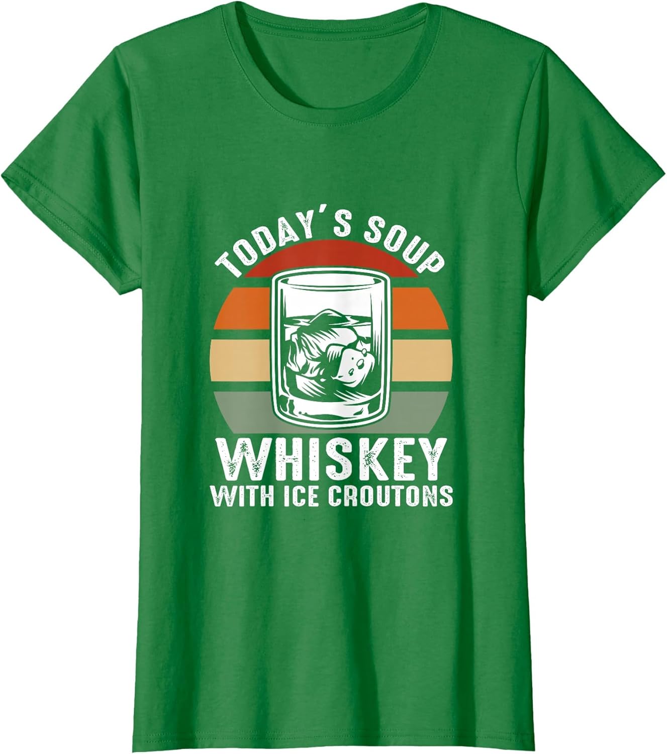 Today’S Soup Whiskey with Ice Croutons