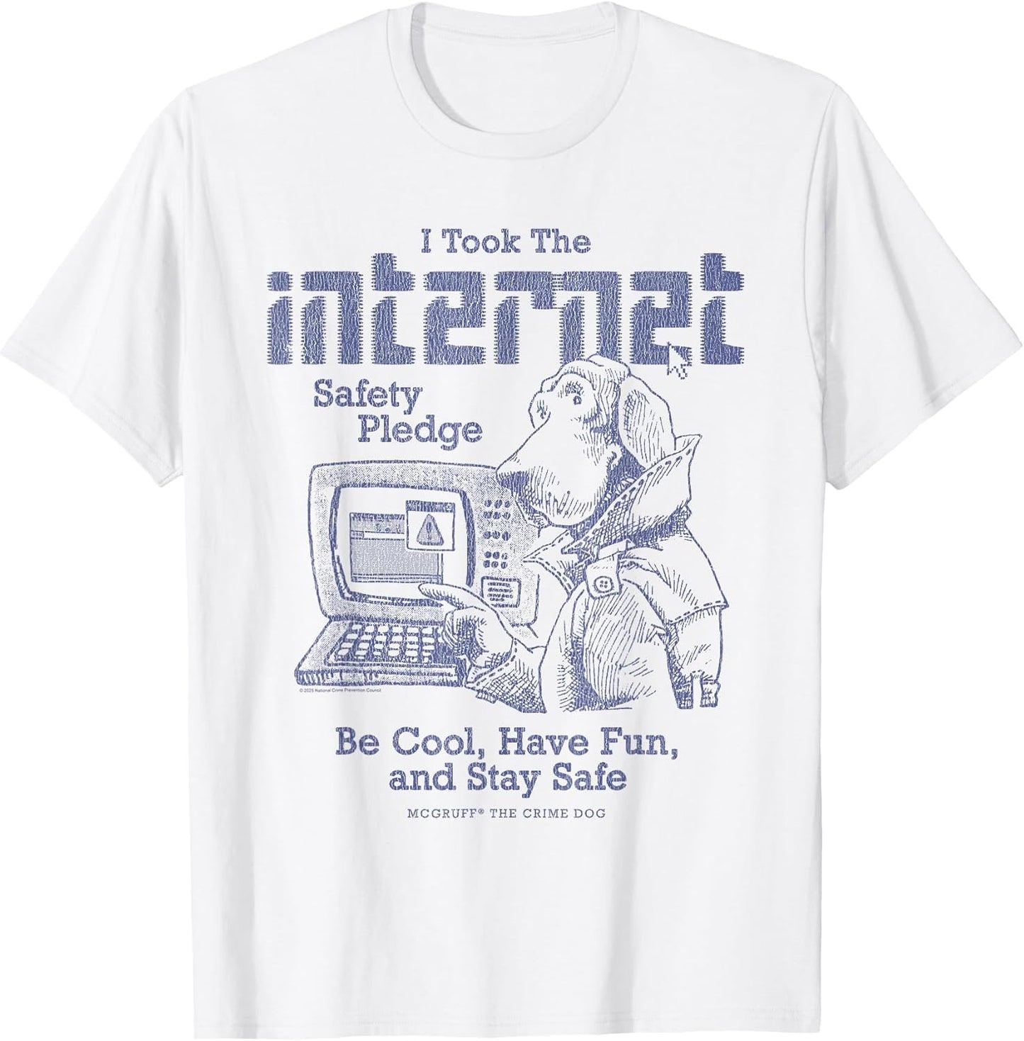 McGruff The Crime Dog Internet Safety PledgeY2K Retro PSA