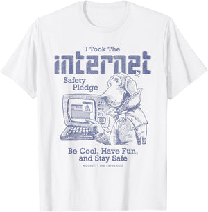 McGruff The Crime Dog Internet Safety PledgeY2K Retro PSA