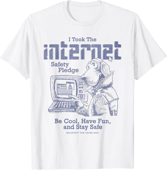 McGruff The Crime Dog Internet Safety PledgeY2K Retro PSA