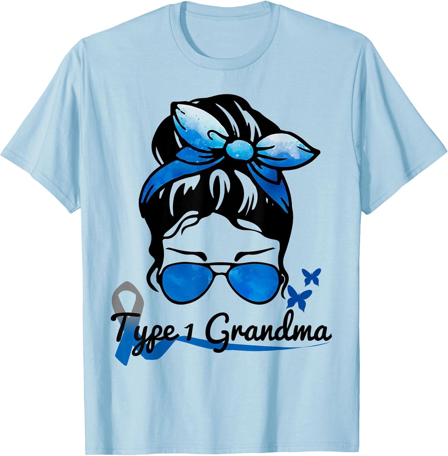T1D Grandma Diabetes Awareness Type 1 Diabetic Grandmother