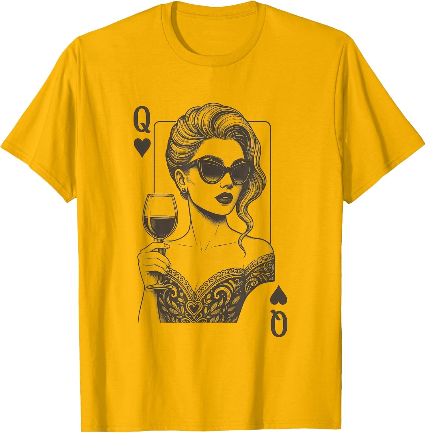 Queen of Hearts Playing Card Deck Women Vintage
