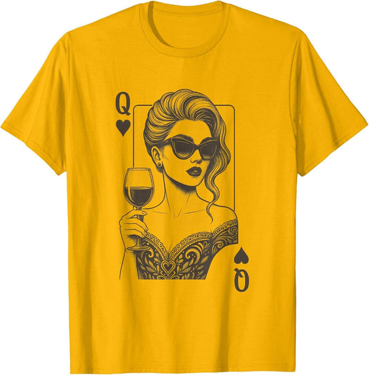 Queen of Hearts Playing Card Deck Women Vintage