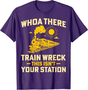 Whoa There Train Wreck This Isn't Your Station - Locomotive