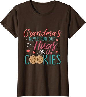 Funny Grandma Never Runs Out Hugs or Cookies Baking Family