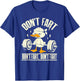 Don't Fart Duck Funny Lifting Weights Gym Fitness