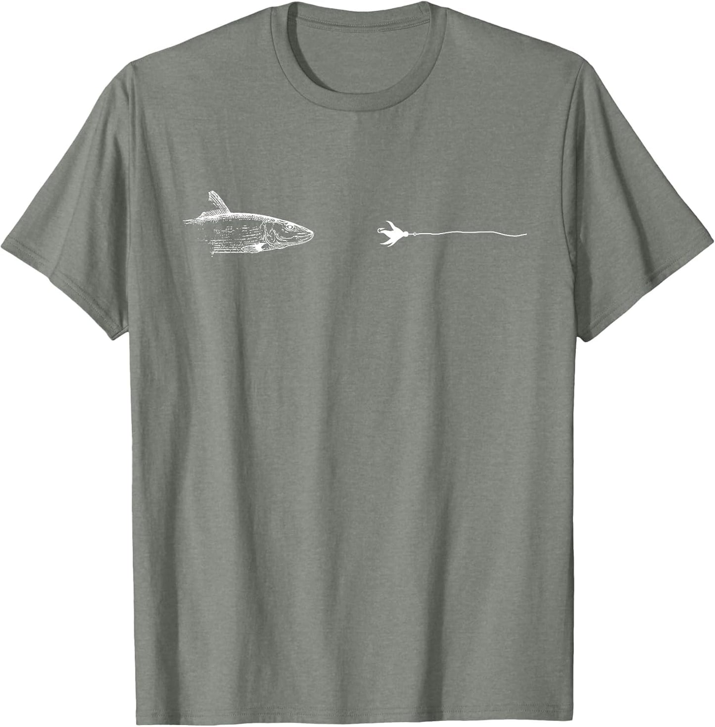 Graphic Fly Fishing Hook Line - Fish Bonefish