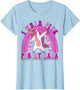 I Wear Pink for My Nana Breast Cancer Dabbing Unicorn Ribbon