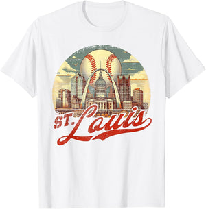 Vintage St. Louis Baseball American US Flag