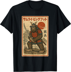 Bigfoot Samurai Shirt Japanese Bigfoot Vintage
