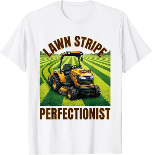 Lawn Stripe Perfectionist Funny Dad Design