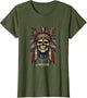 Purepecha Mexican Native Indian Skull Warrior Pride