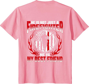 My Best Friend is A Firefighter Hero Proud Fire Friend Gift