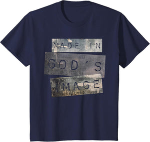 Made in God's Image T Shirt Christian Gift