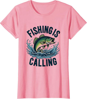 Fishing Is Calling Angler Fish Graphic Design