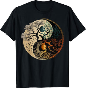 Spiritual Yin Yang Buddhist Tree of Life