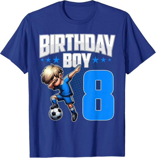 8th Birthday Boy Soccer Dabbing - 8 Years Old Boy Birthday