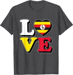 I Love Uganda Travel Souvenir Vacation Trip Ugandan Pride