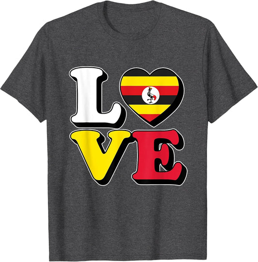 I Love Uganda Travel Souvenir Vacation Trip Ugandan Pride
