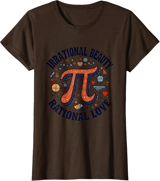 Pi Day Irrational Beauty Rational Love Design