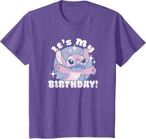 Disney Lilo & Stitch Angel It's My Birthday Retro Sparkle