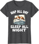 Cute American Foxhound Nap All Day Sleep All Night Pajamas
