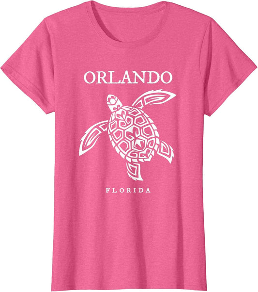 Vintage Orlando Florida Sea Turtle Retro Vacation Souvenir