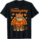 Happy Thanksgiving Cat Turkey Day Fall Women Girls Kids Men
