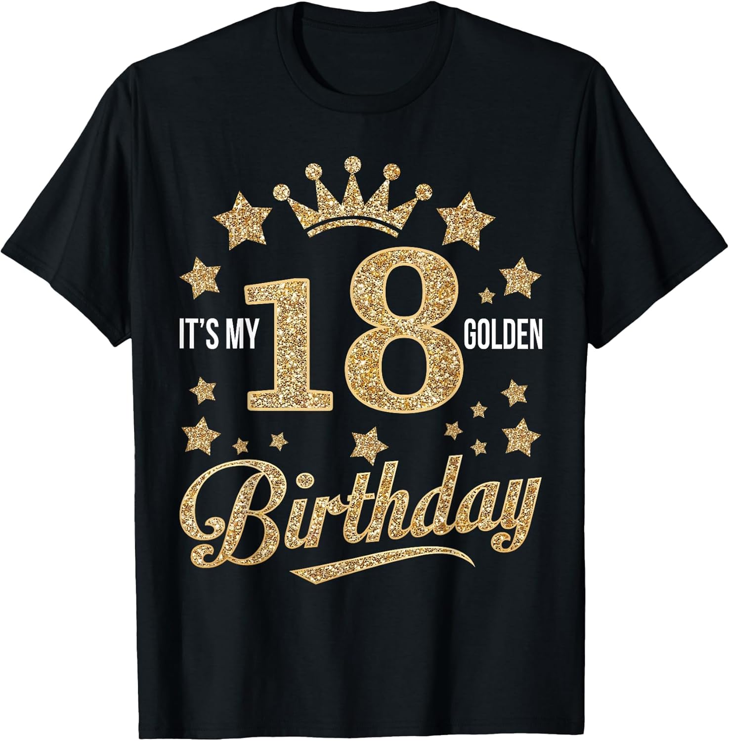It's My 18th Golden Birthday 18 Year Old Bday Groovy