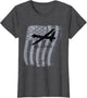 MQ-9 Reaper Drone Plane Distressed US Flag