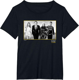Schitt's Creek Cast Portrait with Alexis Johnny Moira David