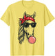 Funny Cute Horse Bandana Bubble, Horseback Riding Equestrian
