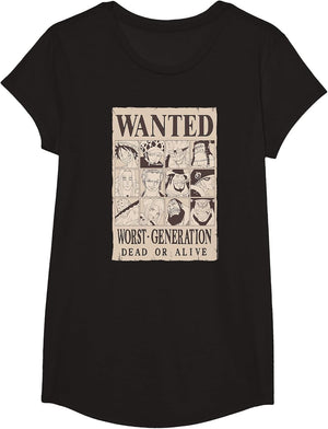 One Piece Anime Worst Generation Wanted Poster Collage