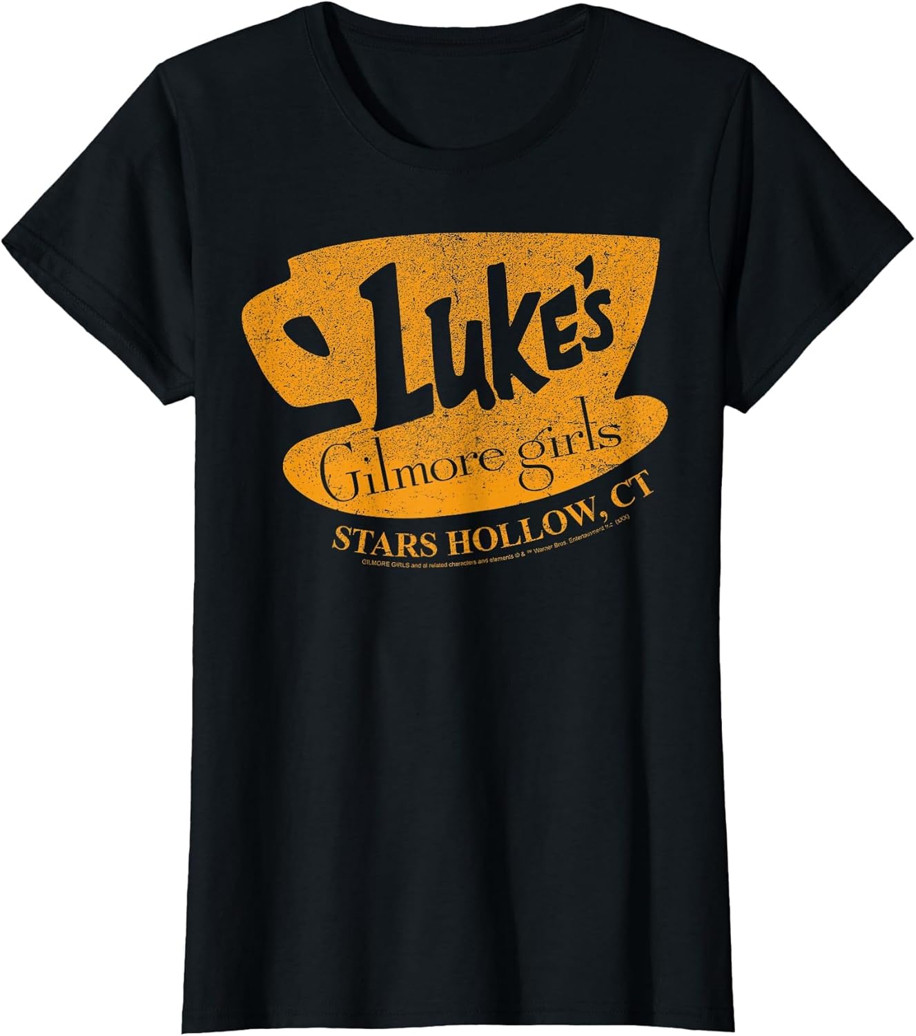 Gilmore Girls Luke's Diner Stars Hollow Distressed Sign