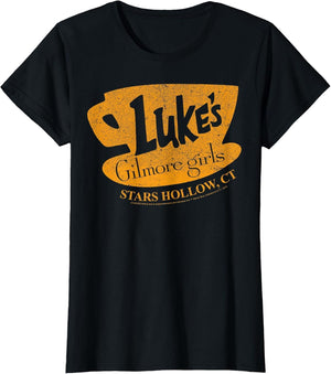 Gilmore Girls Luke's Diner Stars Hollow Distressed Sign