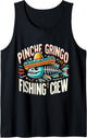 Pinche Gringo Fishing Crew Funny Skeleton Fish