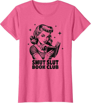 Smut Slut Reading Spicy Bookish Retro Housewife Quote Saying