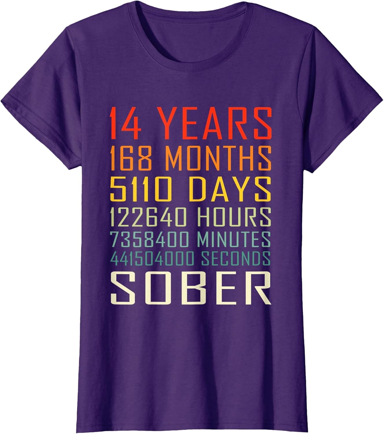 14 Year Sobriety Anniversary Vintage 14 Years Sober