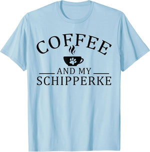 Schipperke Dog and Coffee