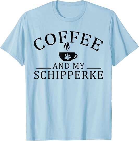 Schipperke Dog and Coffee
