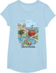 Barcelona City Spain Sagrada Familia Cable Car Art Souvenir