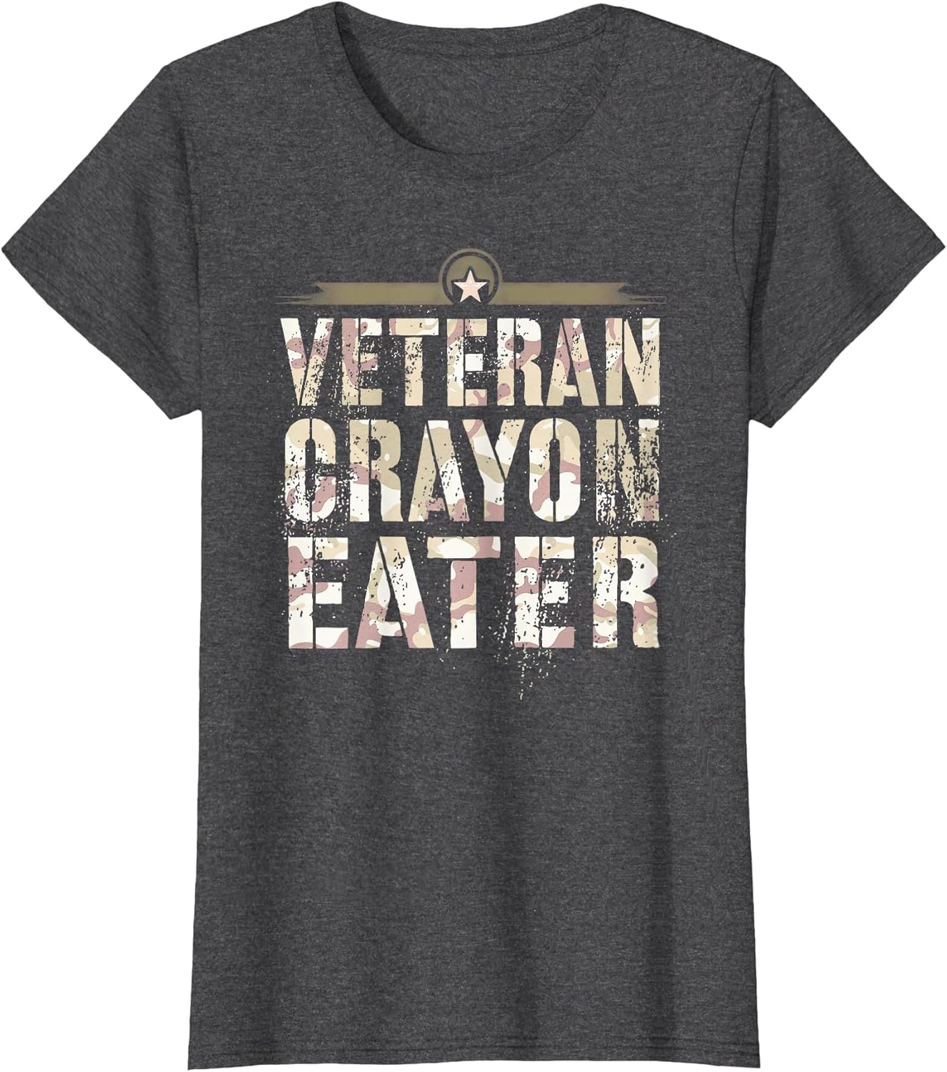 Funny Veteran Crayon Eater Grunt Brother Military Soldier
