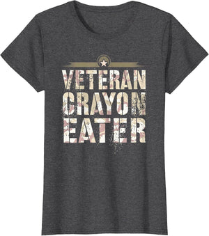 Funny Veteran Crayon Eater Grunt Brother Military Soldier