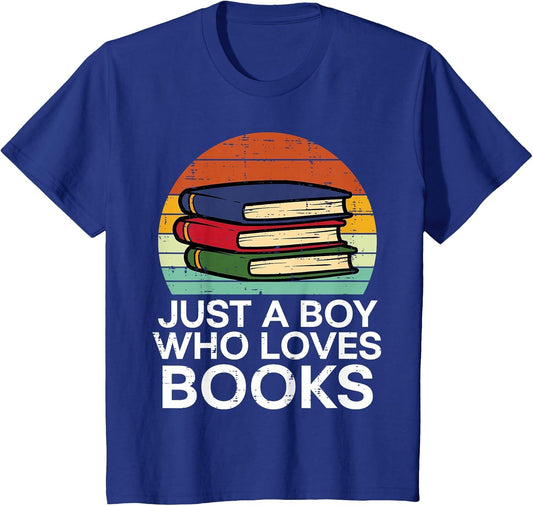 Kids Just A Boy Who Loves Books Read Reading Librarian Kids