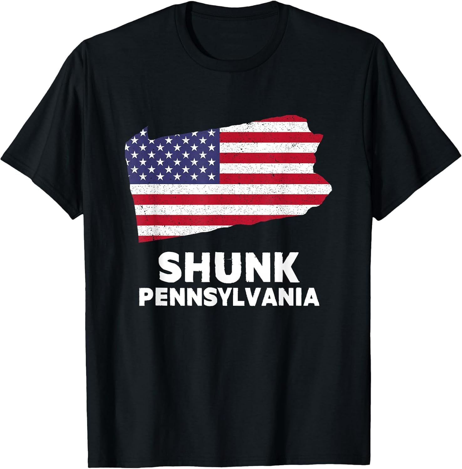 Distressed Patriotic USA Flag Shunk, Pennsylvania