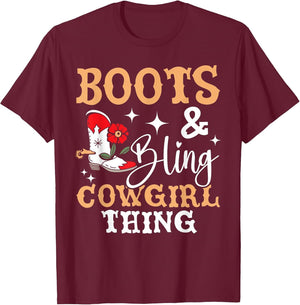 Boots and Bling Cowgirl Thing Western Cowboy Rodeo