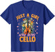 Cello Musical Girls Women Just A Girl Who Loves Cello