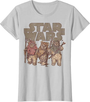 Star Wars Ewok Group Shot Logo