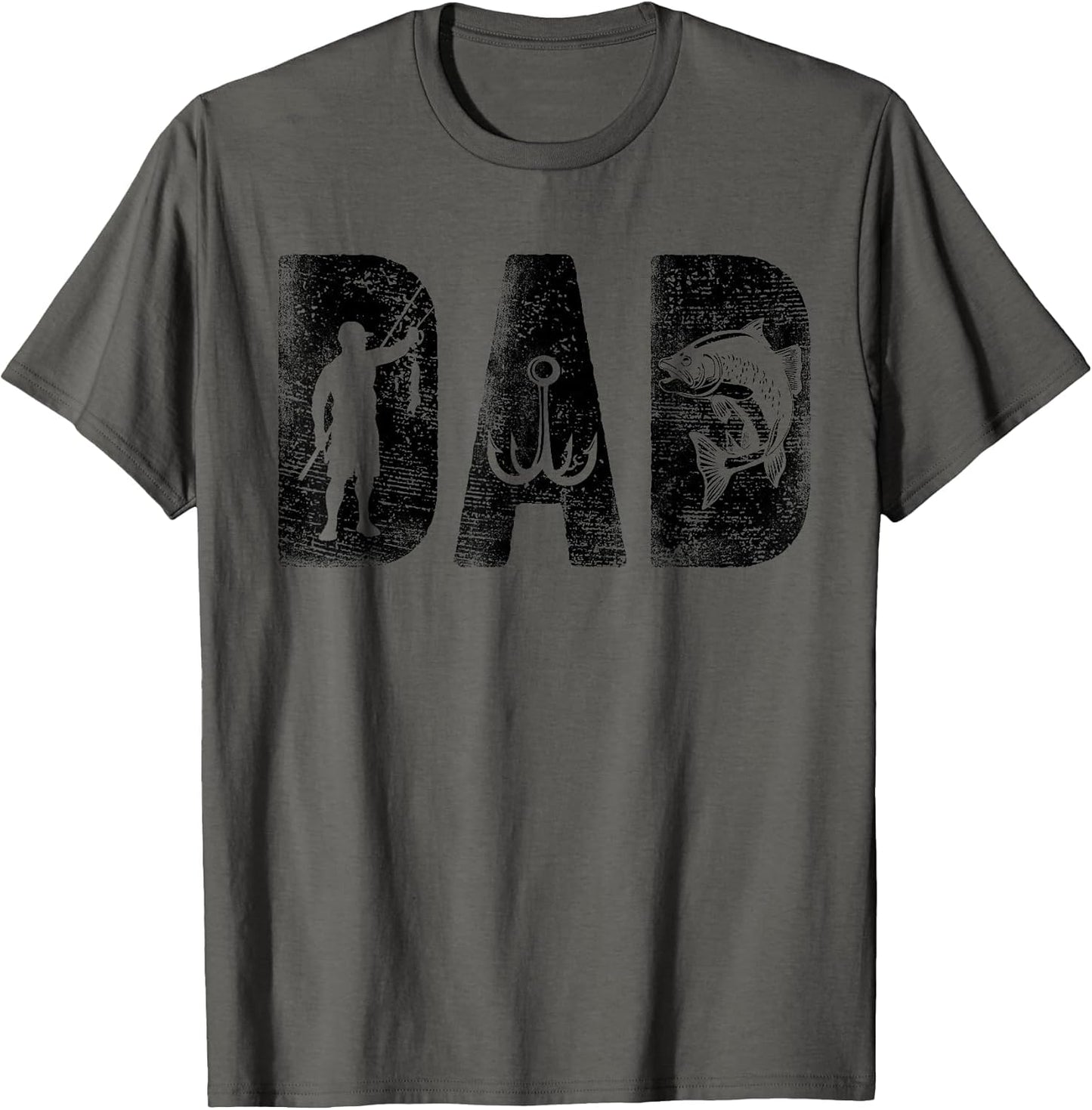 Fishing Dad Birthday Classic Bold Font Fish Daddy
