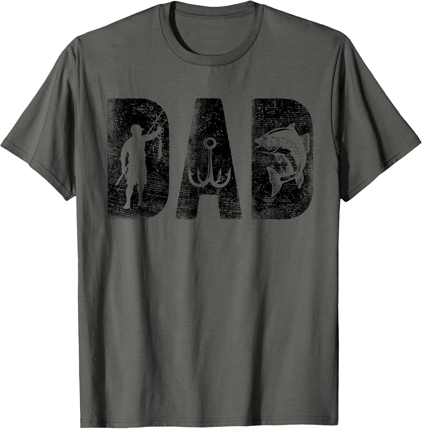 Fishing Dad Birthday Classic Bold Font Fish Daddy